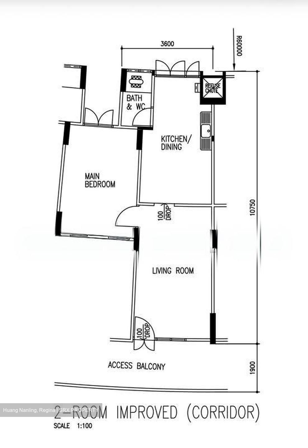Blk 620 Eunos Heights (Bedok), HDB 2 Rooms #566640711